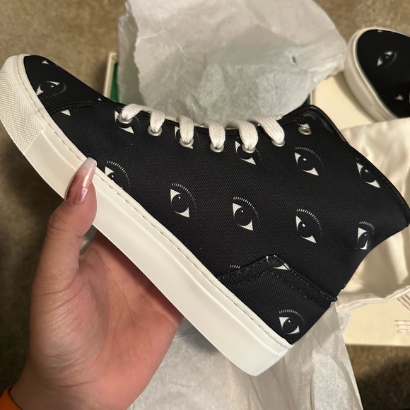 ❌ SOLD! Kenzo High-top Eyes Sneakers in size 39 - Picture 7 of 10
